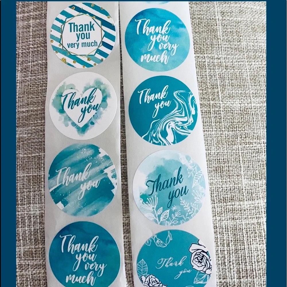 100 ~1.5” Thank You Boutique Stickers 🌟🆕🌟 2 Rolls For $15 (Bundle & Save)